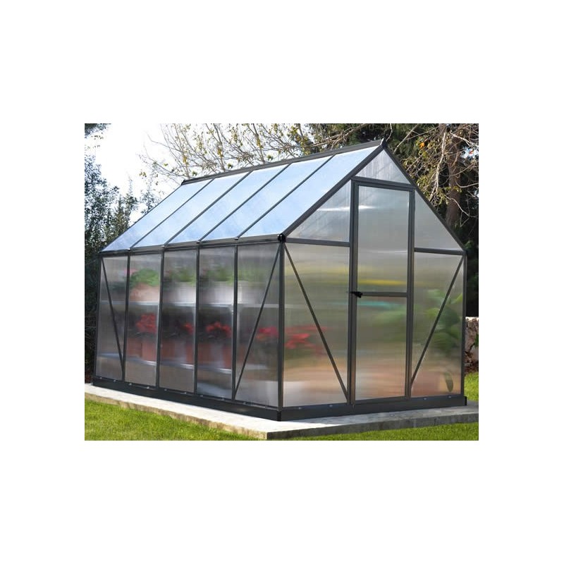 Palram - Canopia Mythos 6x10 Greenhouse Kit - Gray (HG5010Y)