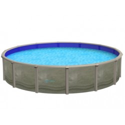 Blue Wave Trinity 21 ft. 52 in. Deep Above Ground Pool with 7 in. Top Rail (NB1821)