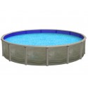 Blue Wave Trinity 21 ft. 52 in. Deep Above Ground Pool with 7 in. Top Rail (NB1821)