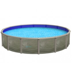 Blue Wave Trinity 24 ft. 52 in. Deep Above Ground Pool with 7 in. Top Rail (NB1824)