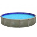 Blue Wave Trinity 24 ft. 52 in. Deep Above Ground Pool with 7 in. Top Rail (NB1824)