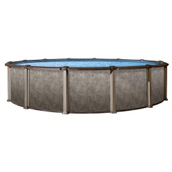 Blue Wave Riviera 18 ft. Round 54 in. Deep Above Ground Round Pool Kit (NB12918)