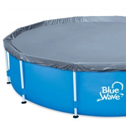 Blue Wave Active Frame 15 ft. Round 48 in. Deep Above Ground Pool Package (NB19790)