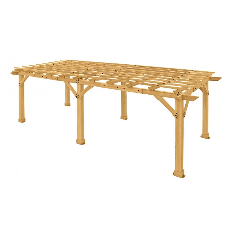 Yardistry 10x22 Meridian Pergola Kit - Natural Cedar (YM11932COM)