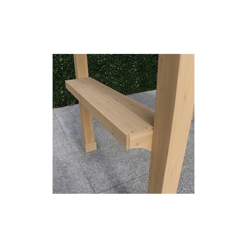 Yardistry Meridian Grilling Pavilion Kit - Natural Cedar (YM11931COM)