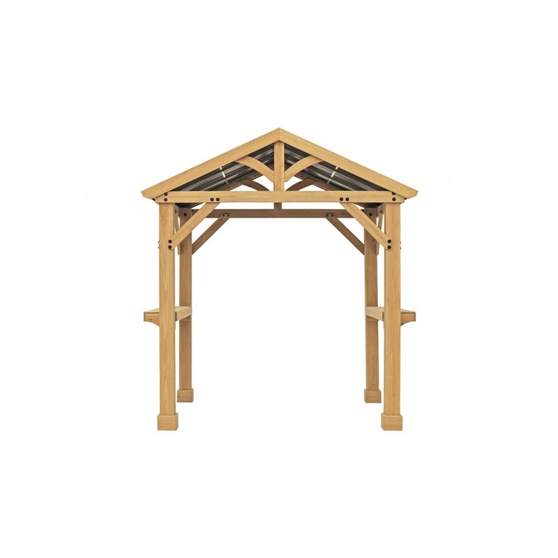 Yardistry Meridian Grilling Pavilion Kit - Natural Cedar (YM11931COM)