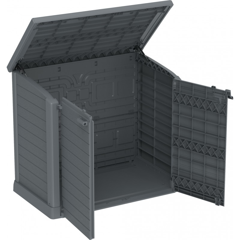 Duramax StoreAway Flat Lid 1200L Horizontal Shed - Gray (86630)