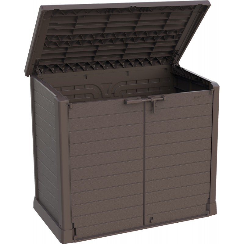 Duramax StoreAway Flat Lid 1200L Horizontal Shed - Brown (86631)