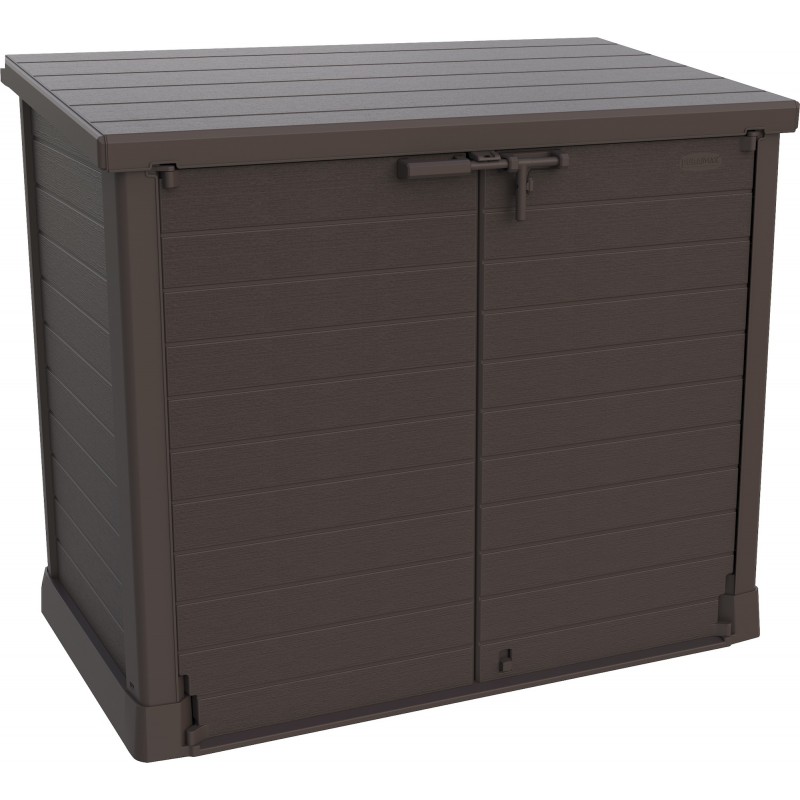 Duramax StoreAway Flat Lid 1200L Horizontal Shed - Brown (86631)