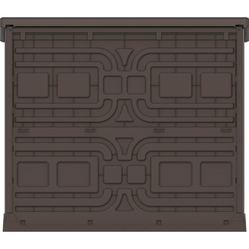 Duramax StoreAway Flat Lid 1200L Horizontal Shed - Brown (86631)