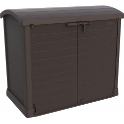 Duramax StoreAway Arc Lid 1200L Horizontal Shed - Brown (86632)