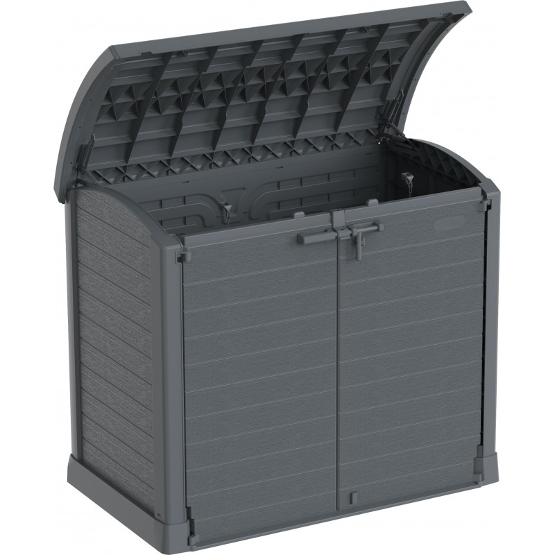 Duramax StoreAway Arc Lid 1200L Horizontal Shed - Gray (86633)