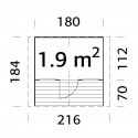 Palmako 6x4 Felix Playhouse (101125)