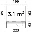 Palmako Harry 7x5 Playhouse (EL16-2326)