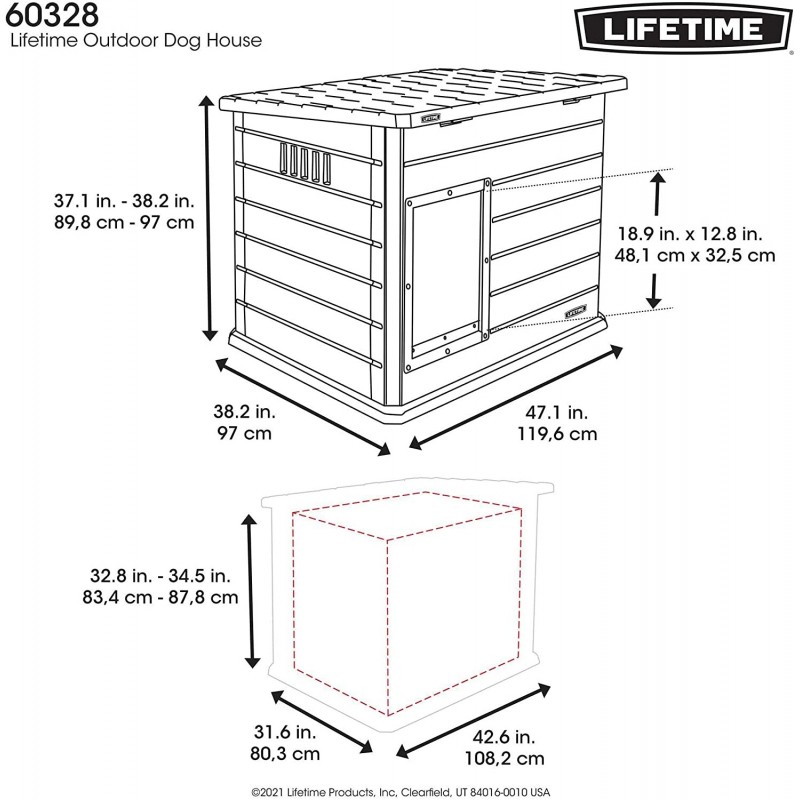 Lifetime Deluxe Large Dog House (60328)