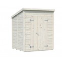 Palmako Leif 6x6 Pent Roof Shed Kit with Double Doors (EL16-1817-1)