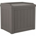 Suncast 22 Gallon Deck Box with Storage Seat - Stoney (SS601ST)