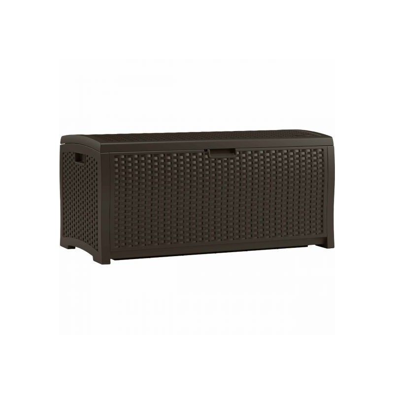 Suncast 73 Gallon Deck Box with Storage Seat - Java (DBW7300) Suncast 73 Gallon Deck Box with Storage Seat - Java (DBW7300)