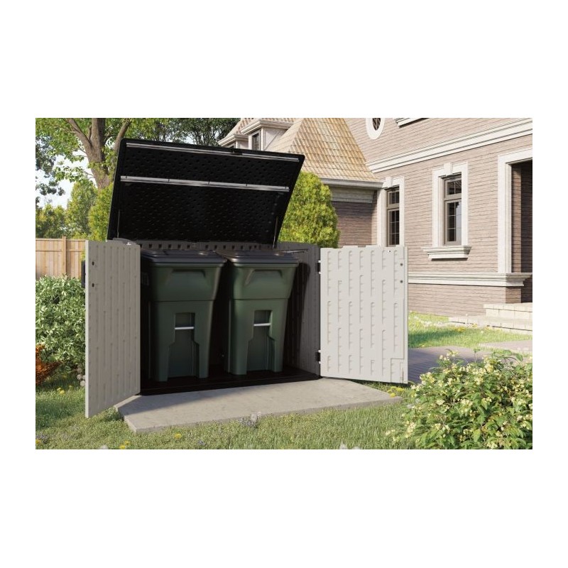 Suncast 70 cu. ft. Stow-Away Horizontal Shed - Peppercorn (BMS4780)