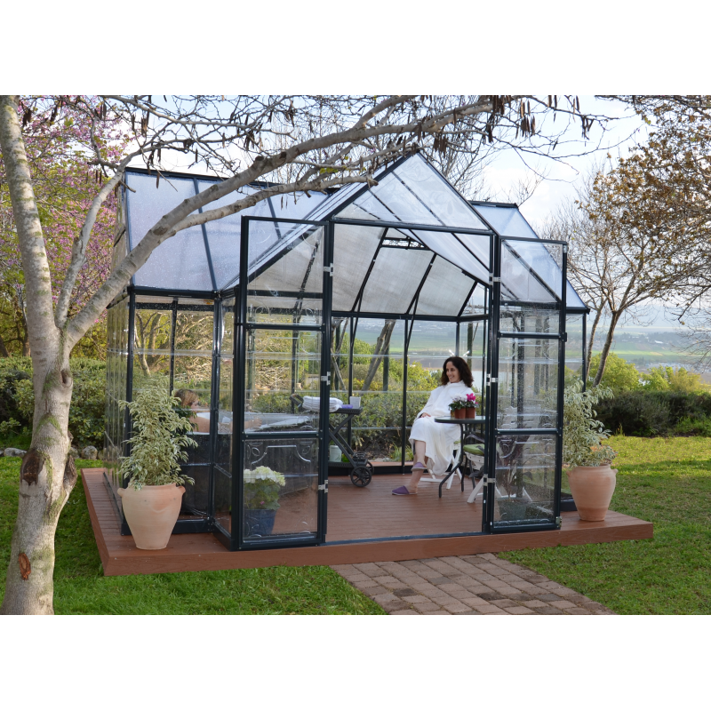 Palram 12x8 Chalet  Greenhouse Kit (HG5400)