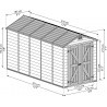Palram - Canopia 6x12 Shed Kit with SkyLight and Floor - Gray (HG9612GY) Palram - Canopia 6x12 Shed Kit with SkyLight and Floor - Gray (HG9612GY)