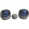Allspace Wicker Barrel Oval Outdoor Furniture Set – Navy (ASP450618PN)