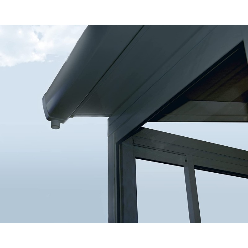 Palram - Canopia SanRemo 10x14 Patio Enclosure Kit - Gray/Clear (HG9064)