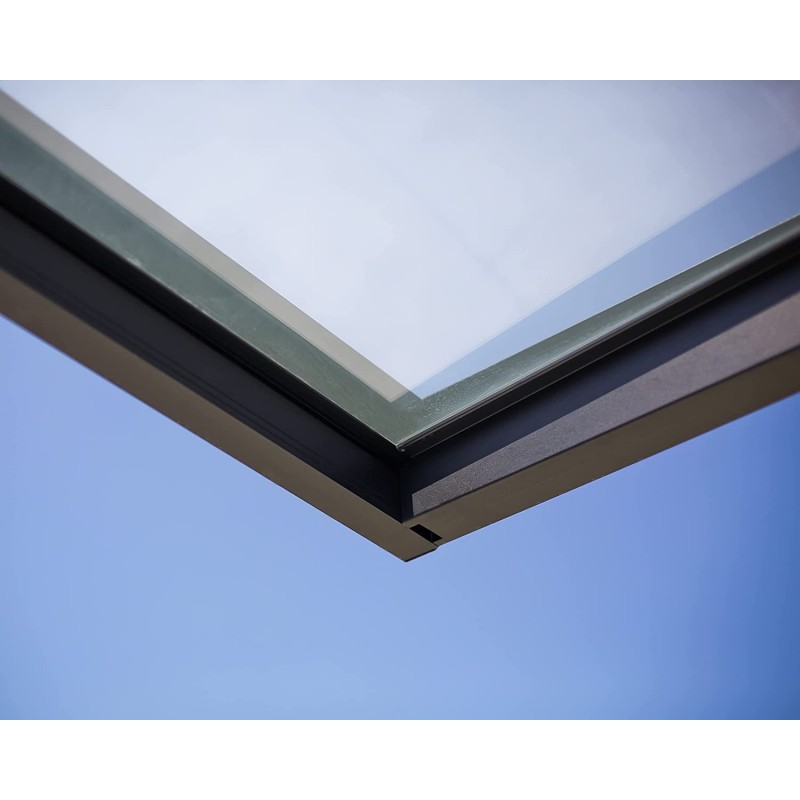 Palram - Canopia Sophia 1600 5x3 Awning Kit - Gray/Clear (HG9545)