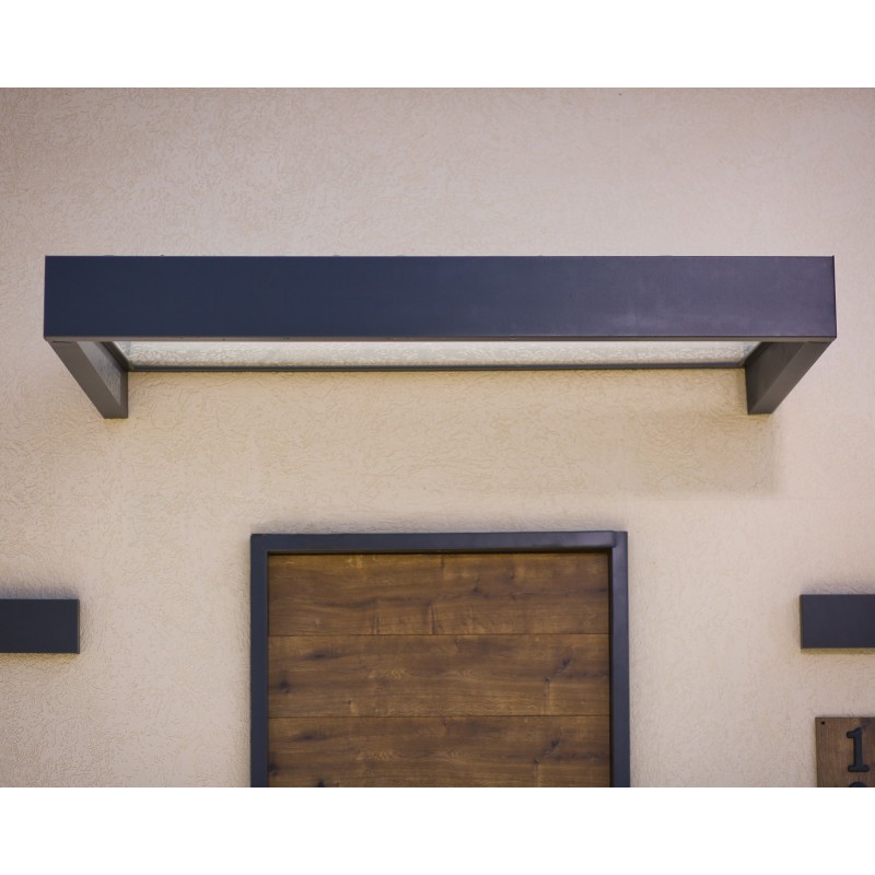 Palram - Canopia Sophia 1600 5x3 Awning Kit - Gray/Clear (HG9545)