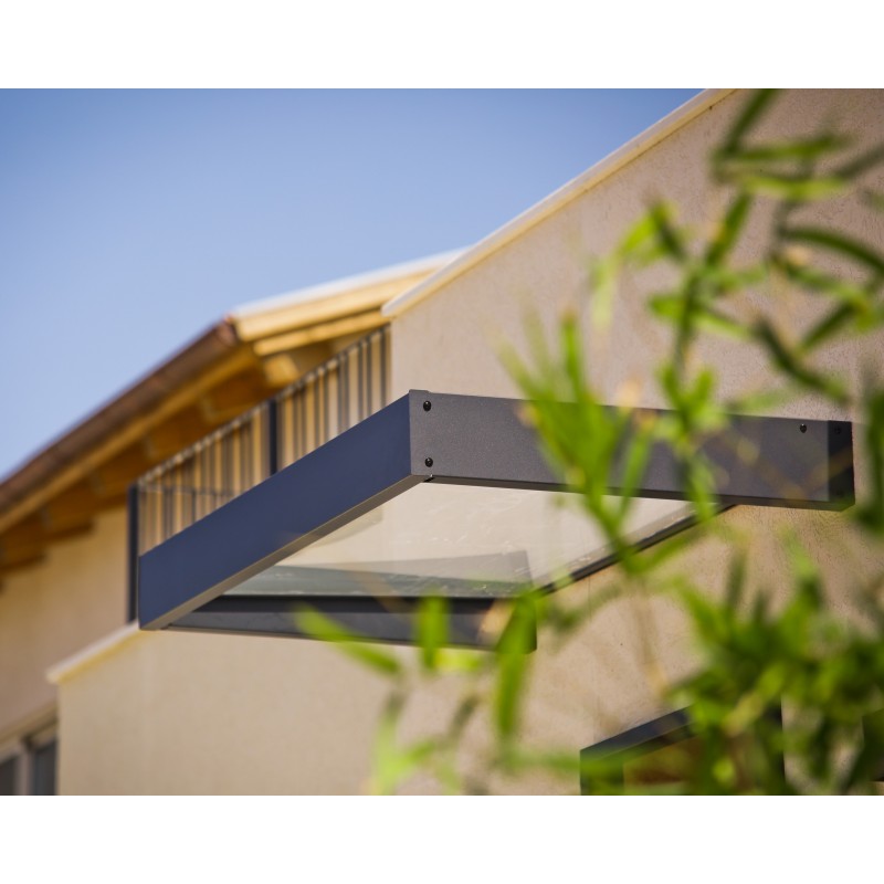 Palram - Canopia Sophia 1600 5x3 Awning Kit - Gray/Clear (HG9545)