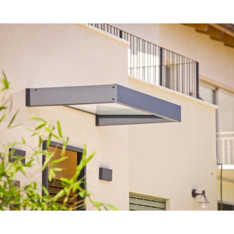 Palram - Canopia Sophia 1600 5x3 Awning Kit - Gray/Clear (HG9545)