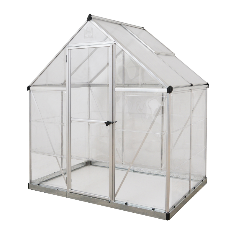 Palram 6x4 Hybrid Greenhouse Kit - Silver (HG5504)