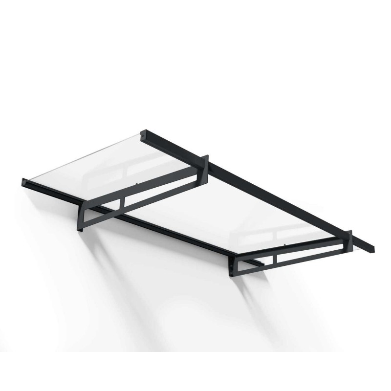 Palram - Canopia Bremen 2050 7x3 Awning Kit - Gray/Clear (HG9589)