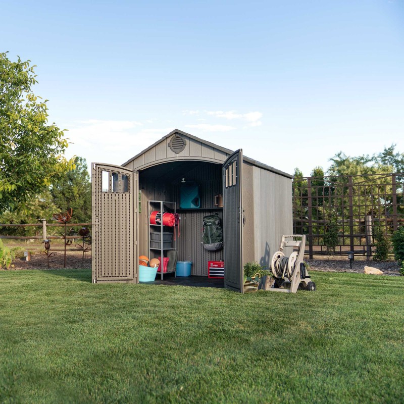 Lifetime 8x7.5 Rough Cut Outdoor Shed Kit with Floor (60370)