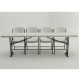 Lifetime Commercial Folding 8 ft Seminar Table - White Granite (80177)