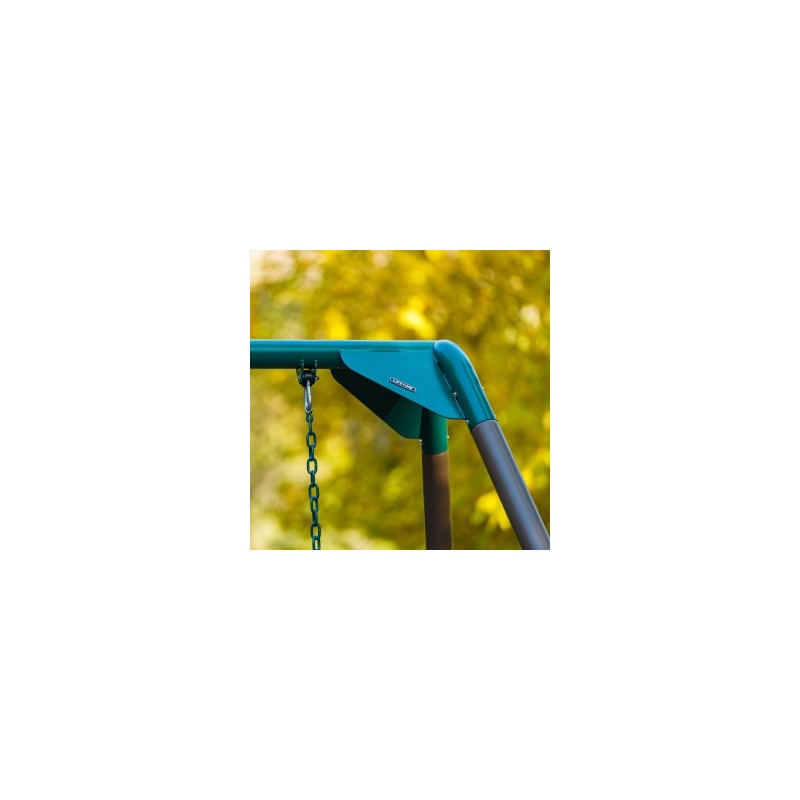 Lifetime Outdoor Metal Swing Set - Earthtone (91137)