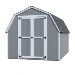 Little Cottage Company Gambrel Barn 10x16 Storage Shed Kit with 6' Side Walls (10x16 VGB-6-WPC)