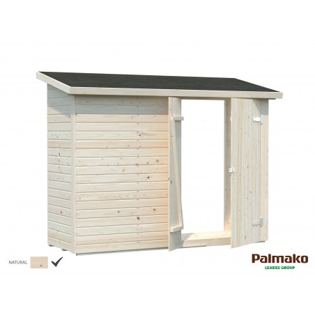 Palmako Leif 8x3 Lean-To Wood Shed Kit (EL16-2309)