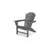 Polywood South Beach Adirondack 4 Pack Chairs - Slate Gray (SBA15GY)