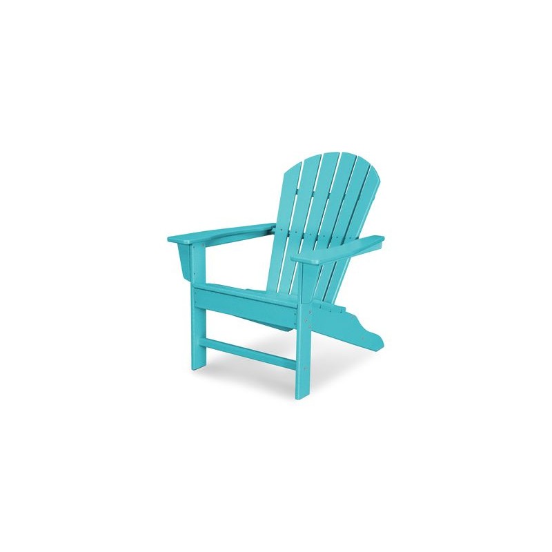Polywood South Beach Adirondack 4 Pack Chairs - Aruba (SBA15AR)