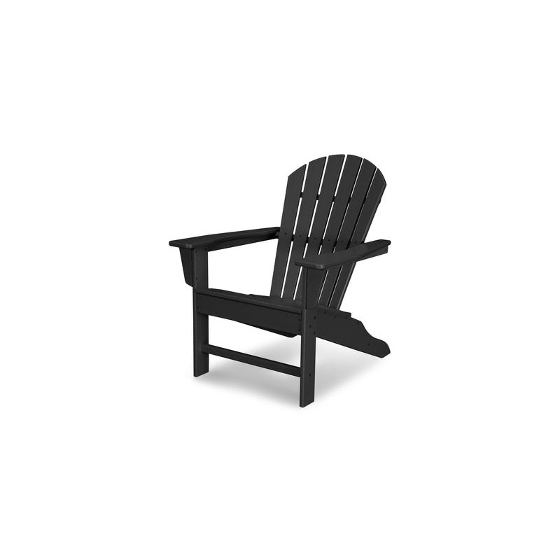 Polywood South Beach Adirondack Chairs - Black (SBA15BL)