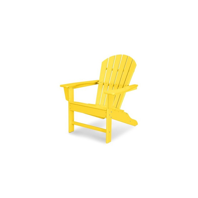 Polywood South Beach Adirondack Chairs - Lemon (SBA15LE)