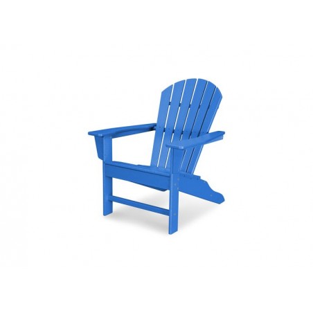 Polywood South Beach Adirondack 4 Pack Chairs - Pacific Blue (SBA15PB)
