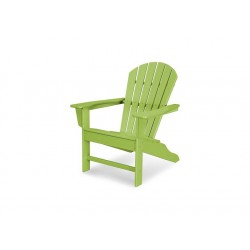Polywood South Beach Adirondack 4 Pack Chairs - Lime (SBA15LI)