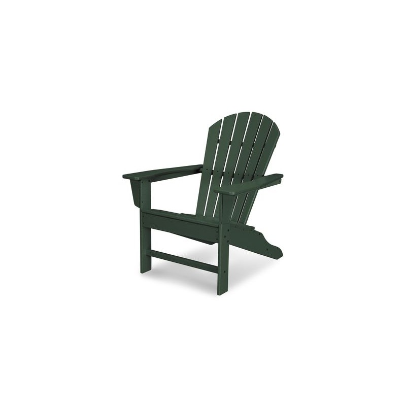 Polywood 4-pack South Beach Adirondack Chairs - Green (SBA15GR)