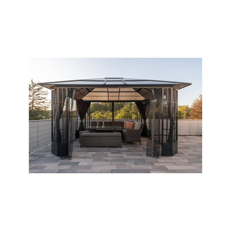 Sojag Savino 12x14 Gazebo Kit - Black (500-9167207)