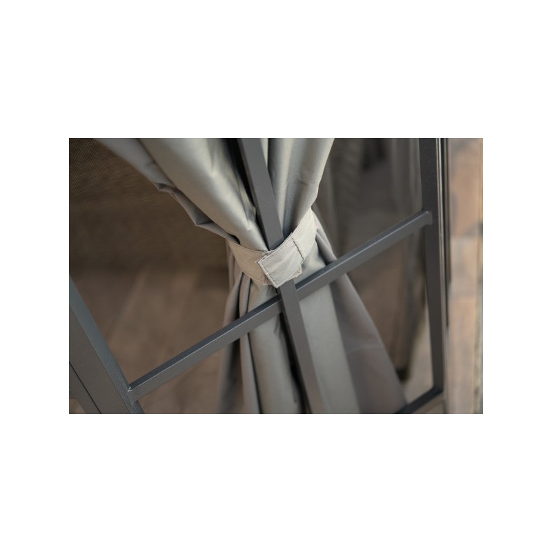 Sojag Curtains for Savino 10x12 Gazebo - Grey (135-9167214)