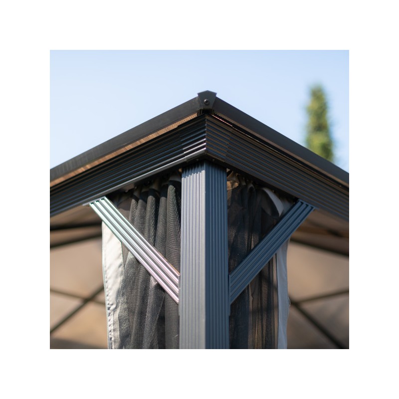 Sojag Verona 10x14 Gazebo Kit - Charcoal (314-9168488)