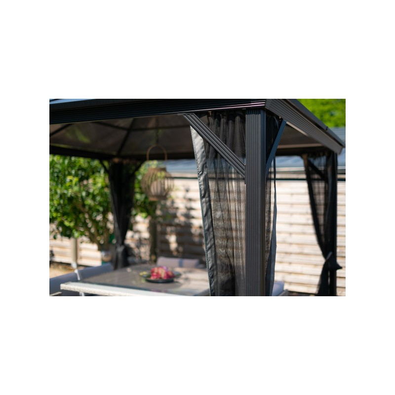 Sojag Verona 10x14 Gazebo Kit - Charcoal (314-9168488)
