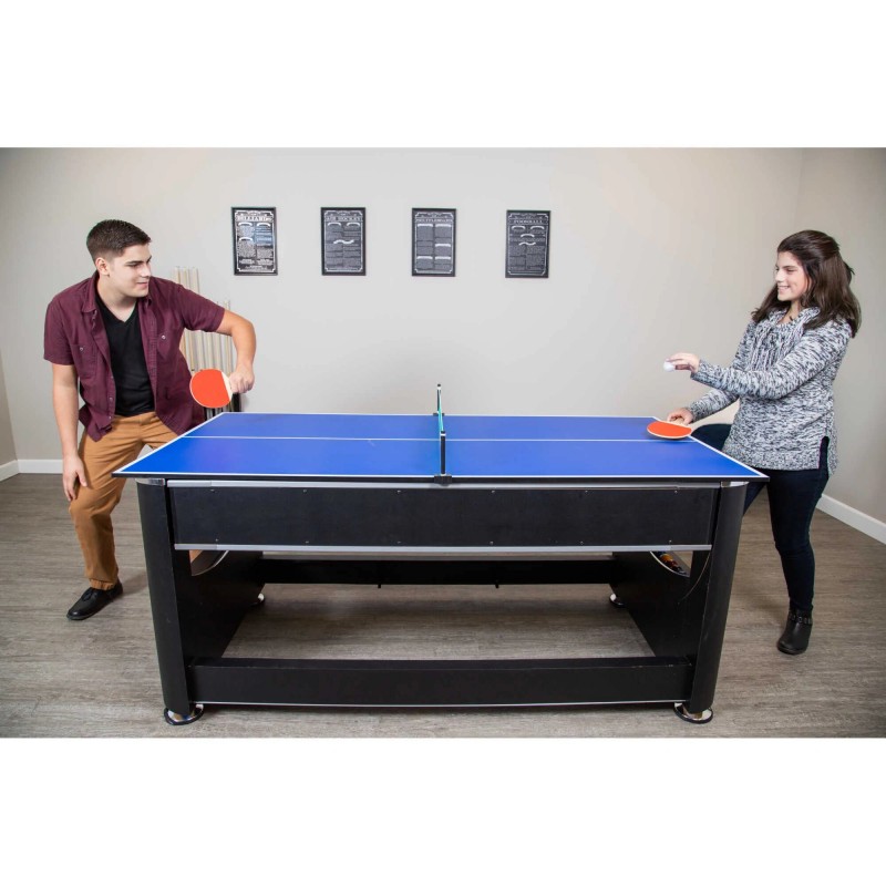 Hathaway Triple Threat 6-ft Air Hockey 3-in-1 (BG5001)